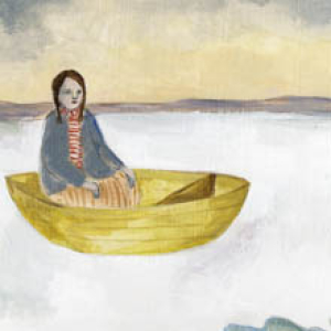 She waited for the ice to melt print by Amanda Blake