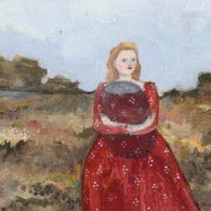 Julie held onto the shadows of her past original painting by Amanda Blake