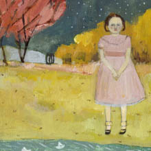 Every night she sent out messages and waited for an answer print by Amanda Blake
