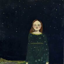 the night was a part of her original painting by Amanda Blake