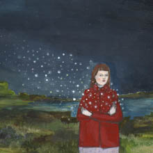 The stars were hers original painting by Amanda Blake