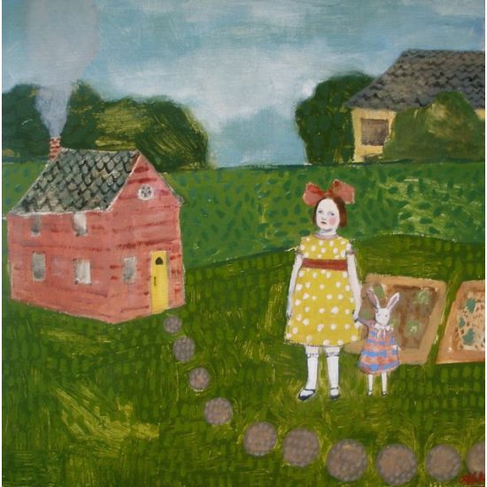 Hazel built her imaginary friend a cottage in the hopes that she would never leave by Amanda Blake