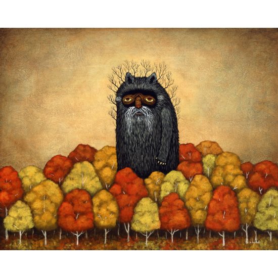 Looming Beauty original painting by Andy Kehoe