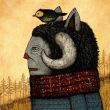 Walking with Wisdom original painting by Andy Kehoe
