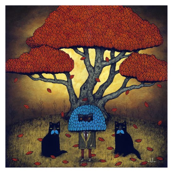 Watchers of the Forest Sanctum print by Andy Kehoe