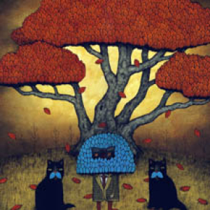 Watchers of the Forest Sanctum print by Andy Kehoe