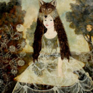 Wolf girl print by Anne Siems