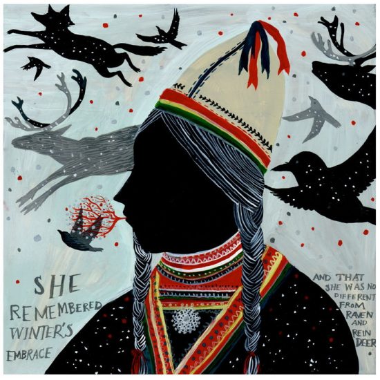 Sami Girl print by Diana Sudyka