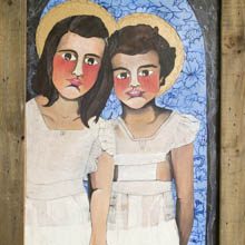 Portrait of the Saints as Carrie and Lily by Daisy Winfrey