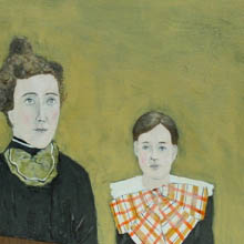 Magda and Clarence original painting by Elizabeth Bauman