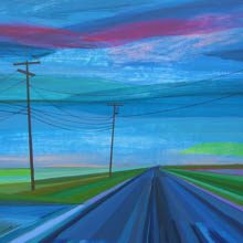 Good Night Scuttle Hold Road original painting by Grant Haffner