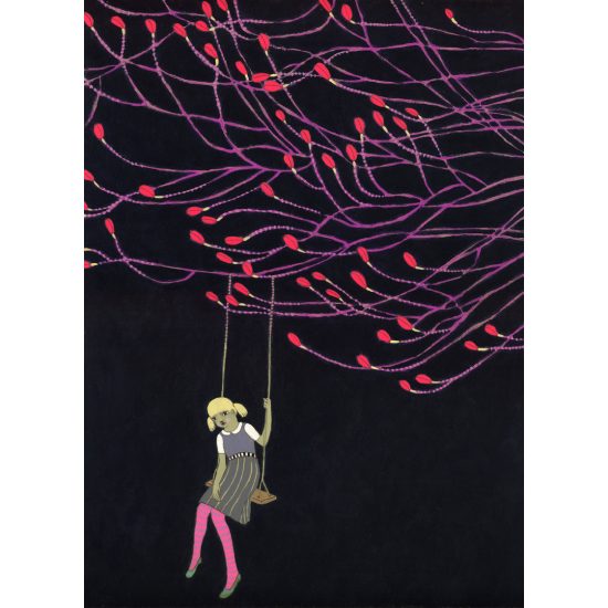 Tree Swing original painting by Jennifer Davis