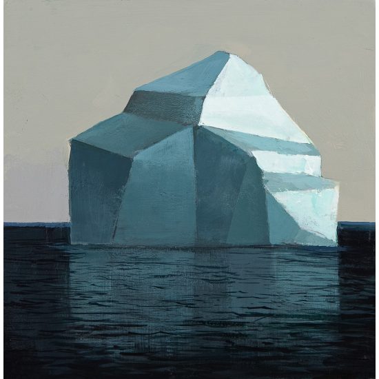 Faceted Iceberg 2 original painting by Jeremy Miranda