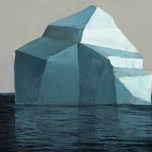 Faceted Iceberg 2 original painting by Jeremy Miranda