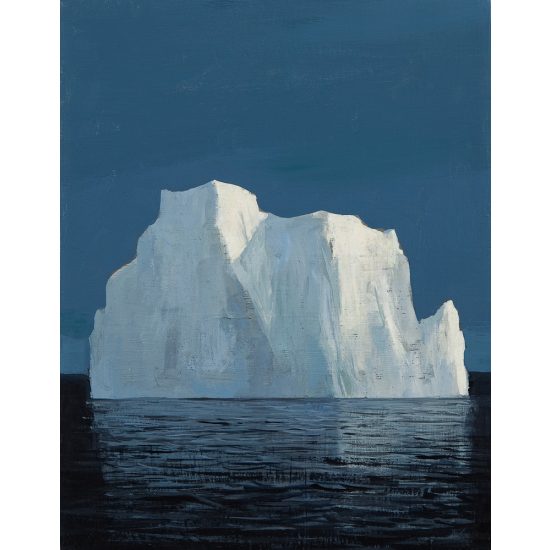 Iceberg at Dusk original painting by Jeremy Miranda
