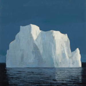 Iceberg at Dusk original painting by Jeremy Miranda