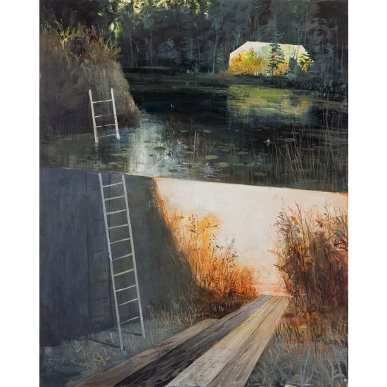 Ladder original painting by Jeremy Miranda