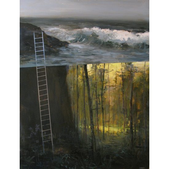 Oregon Ladder original painting by Jeremy Miranda