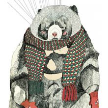Woolly Bear print by Julia Pott
