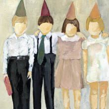 The party guests print by Lisa Golightly