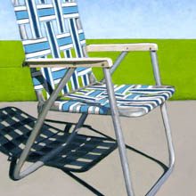 Chair in the Sun original painting by Leah Giberson