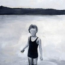 wading original painting by Lisa Golightly