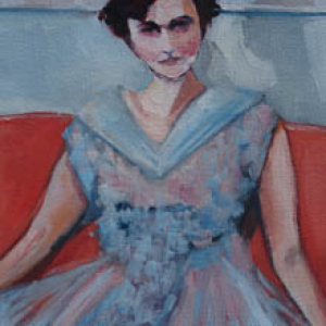 Confront original painting by Ruth Shively