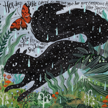 Black Squirrel by Diana Sudyka