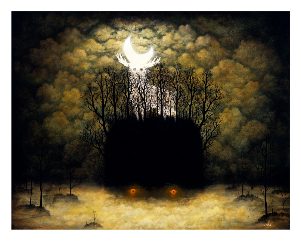 Dark and Light Radiate the Night by Andy Kehoe