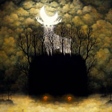 Dark and Light Radiate the Night by Andy Kehoe