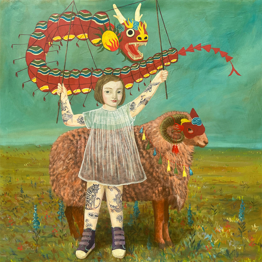 Dragon Kite II by Anne Siems