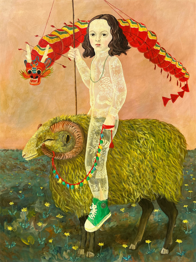 Dragon Kite by Anne Siems