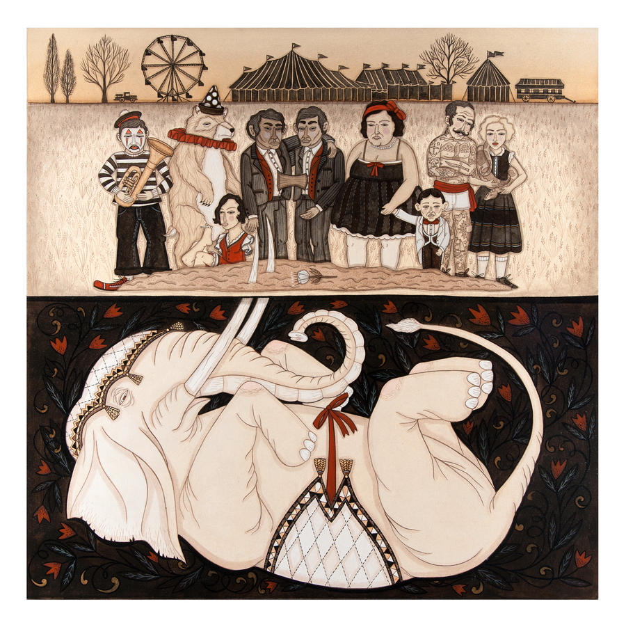Funeral and the Carnival by Evan B. Harris