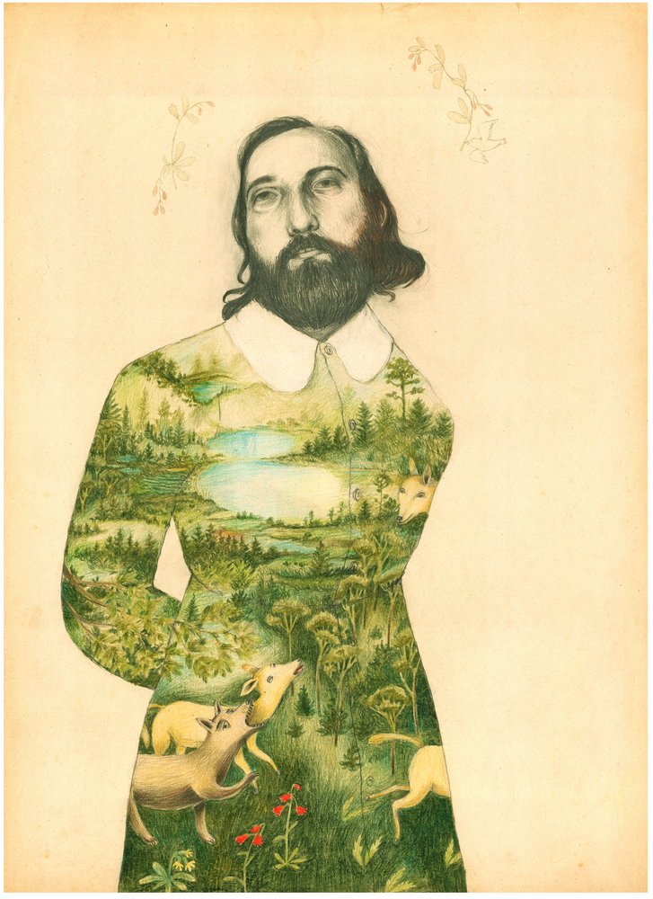 Papa Loves Nature by Joanna Concejo