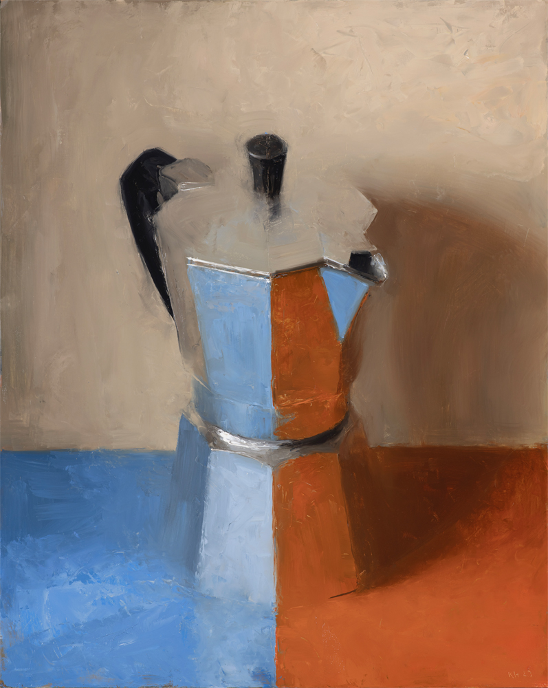 Moka with Venetian Red and Blue by Kenny Harris