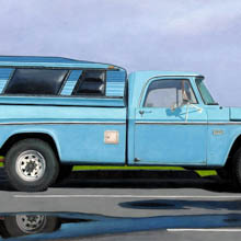 Pickup Camper by Leah Giberson