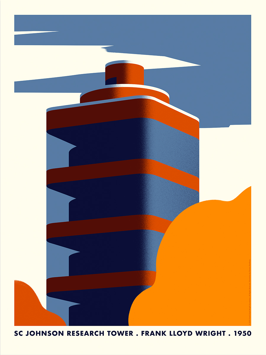 SC Johnson Tower (Frank Lloyd Wright) by Thomas Danthony