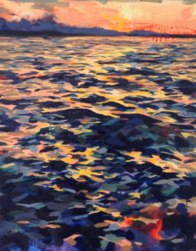 Sundown by Kelly Johnston - 8 x 10 inches