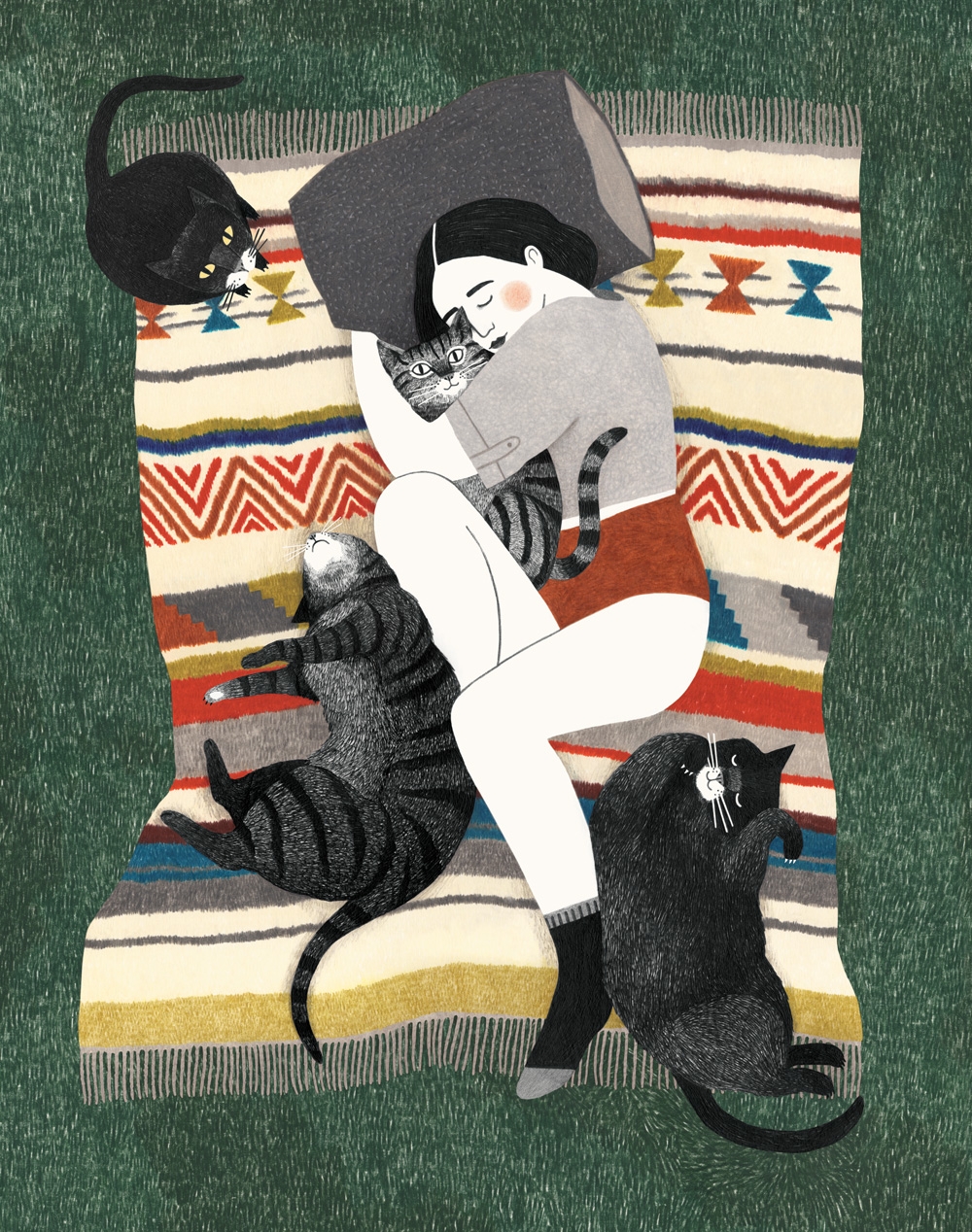 Kattenvrouw by Liekeland